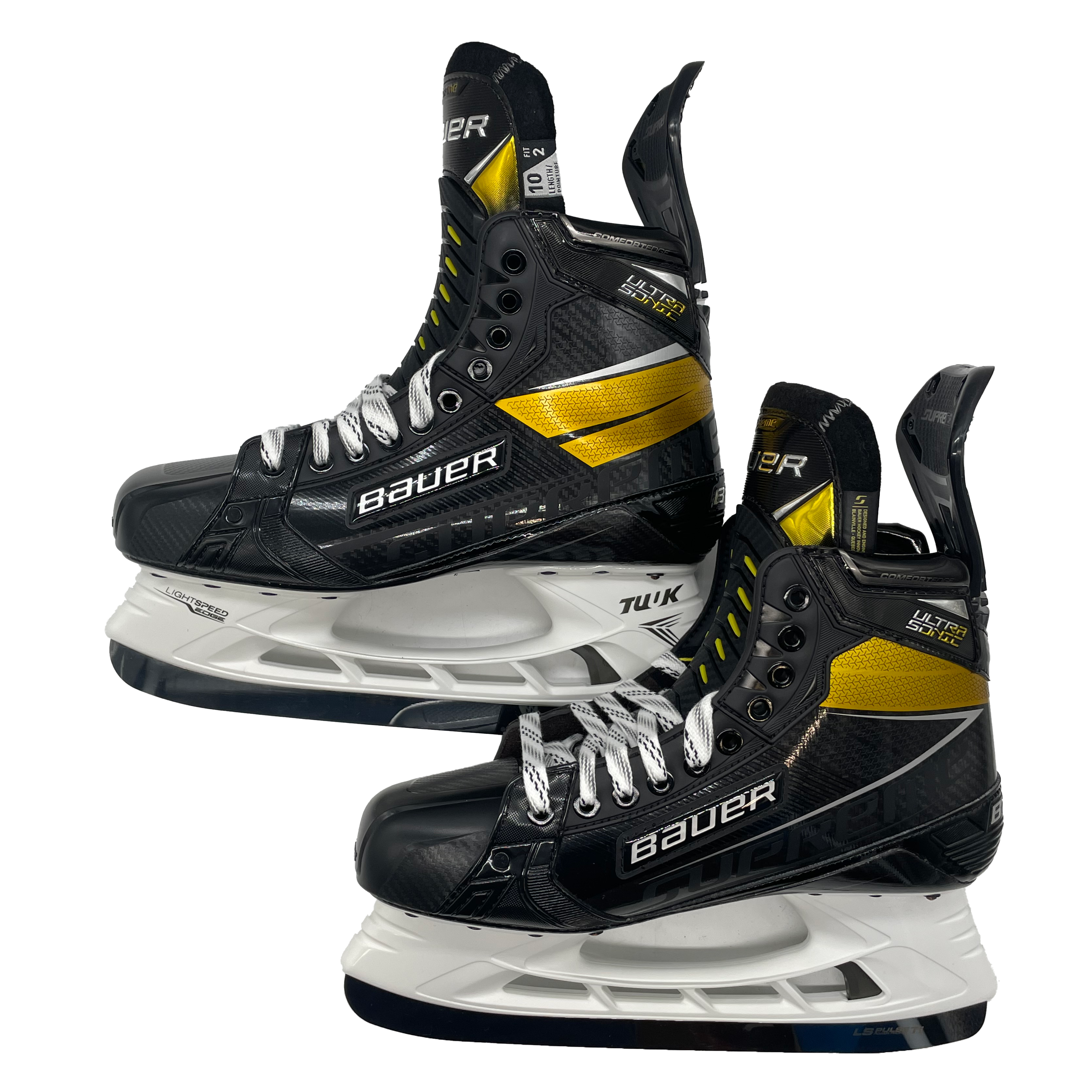 Bauer Supreme Ultrasonic - Patins de hockey Pro Stock neufs - Taille 10 Fit 2